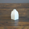 Six Sided White Bud Vase #KT113