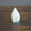 Six Sided White Bud Vase #KT120