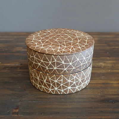 Geometric Inlay Stacked Box #OMT105B