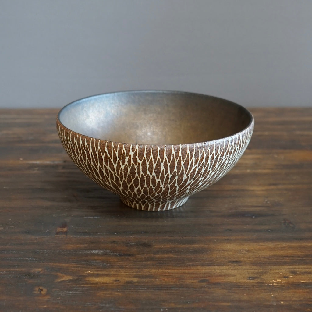 Geometric Inlay Large Noodle Bowl #OMT96B