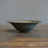 Pewter Coated Rimmed Dessert Bowl #K03J