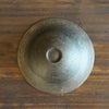 Pewter Coated Rimmed Dessert Bowl #K03J