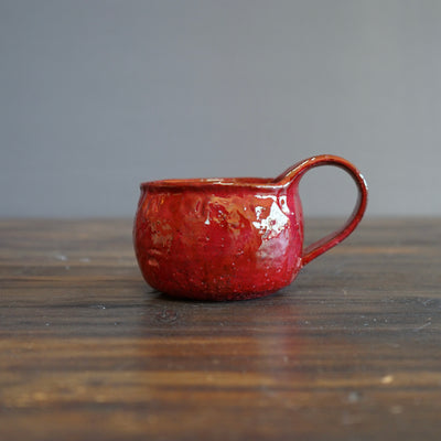 Round Red Mug #HT413A