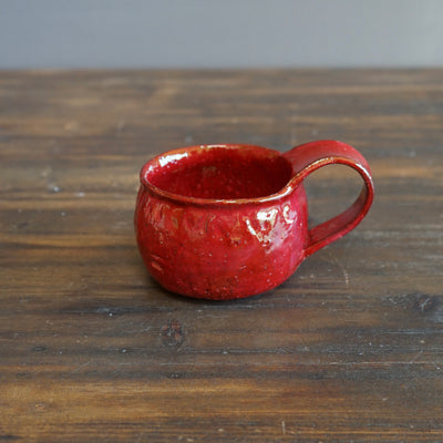 Round Red Mug #HT413A