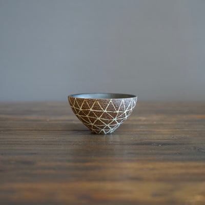 Geometric Inlay GUINOMI Sake Cup #OMT97AE