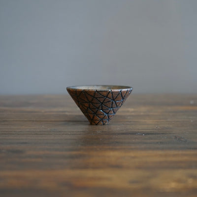 Geometric Inlay GUINOMI Sake Cup #OMT97BE