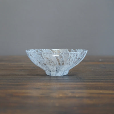 White Lace Glass Bowl #U4J