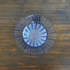 Blue Lace Glass Rimmed Bowl #U7B