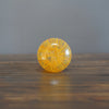 Orange Lace Glass Flower Vase #U9