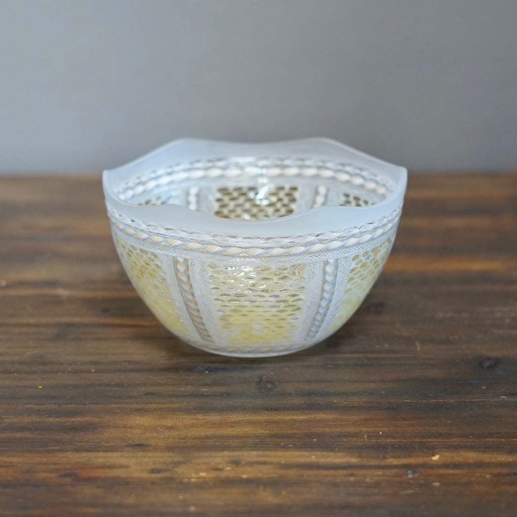 Honey Comb Crown Bowl #U20