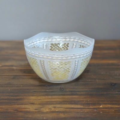 Honey Comb Crown Bowl #U20