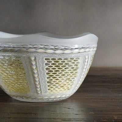 Honey Comb Crown Bowl #U20