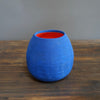 Blue / Red Dino Vase #JT346A