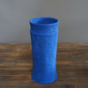 Blue / Forest Green Column Vase #JT347B