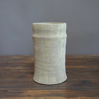 Green / Blue Column Vase #JT347D