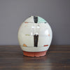 "Schematics" Globe Form Vase #BC25