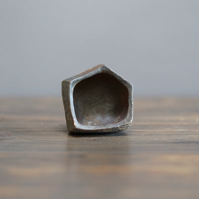 Shaved Sculptural YUNOMI Tea Cup #TR248