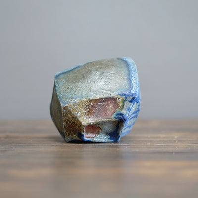 Blue Sculptural Tea Cup #TR253