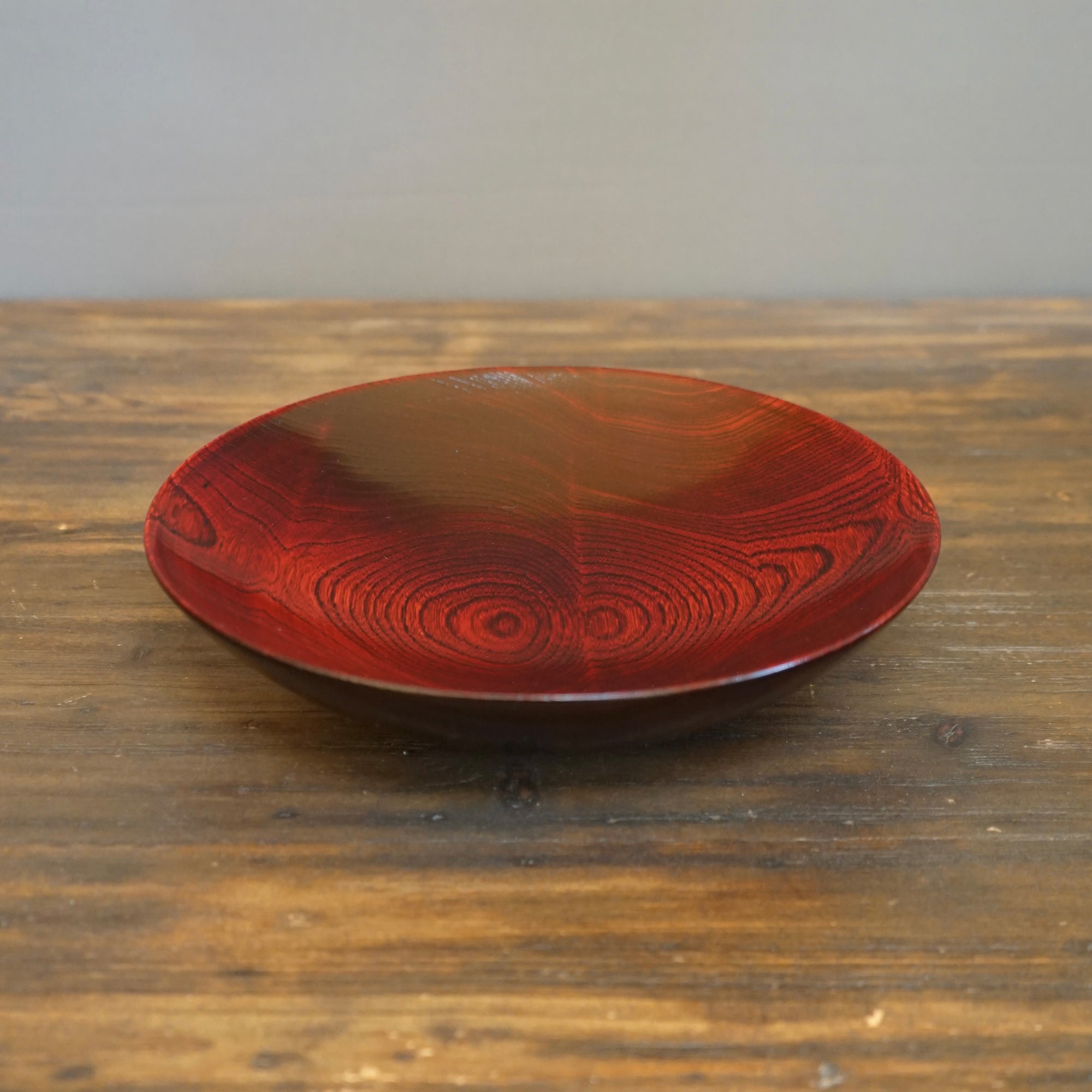 Red Lacquer Serving Bowl #F4110