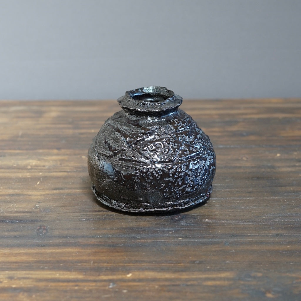 Small Black Flower Vase #HT427