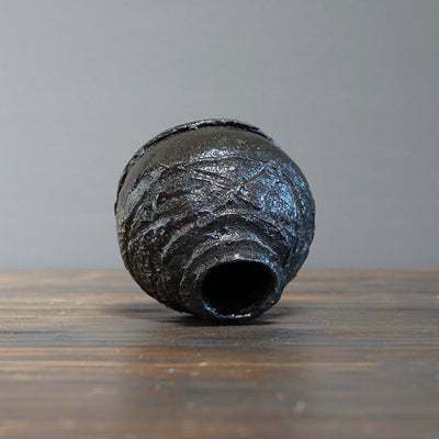 Small Black Flower Vase #HT427