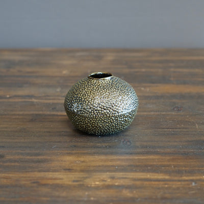 Metallic Caviar Bud Vase #LK817B