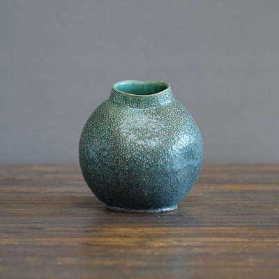 Patina Caviar Globe Vase #LK813B