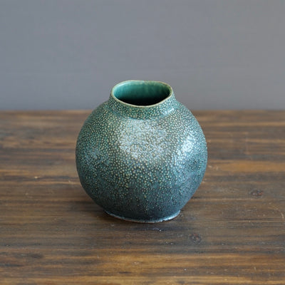 Patina Caviar Globe Vase #LK813B