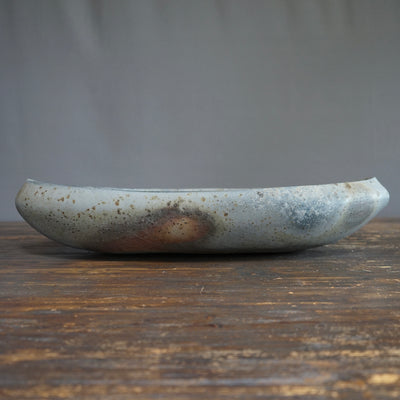 Wood Fired Serving Platter // Ceramic Sculpture #ZP1291