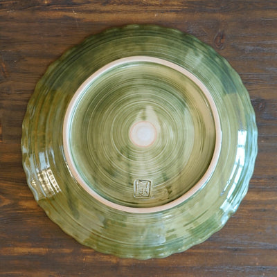 Green Lotus Plate #UM72D