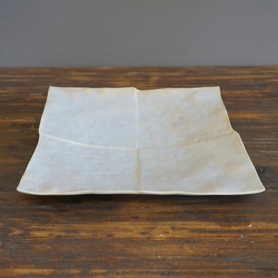 White Square Serving Plate #UM78A