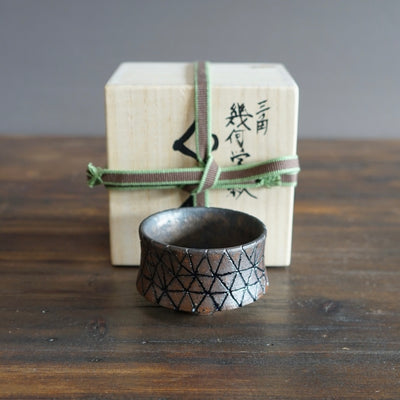 Geometric Inlay GUINOMI Sake Cup #OMT97A