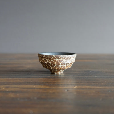 Geometric Inlay GUINOMI Sake Cup #OMT97B