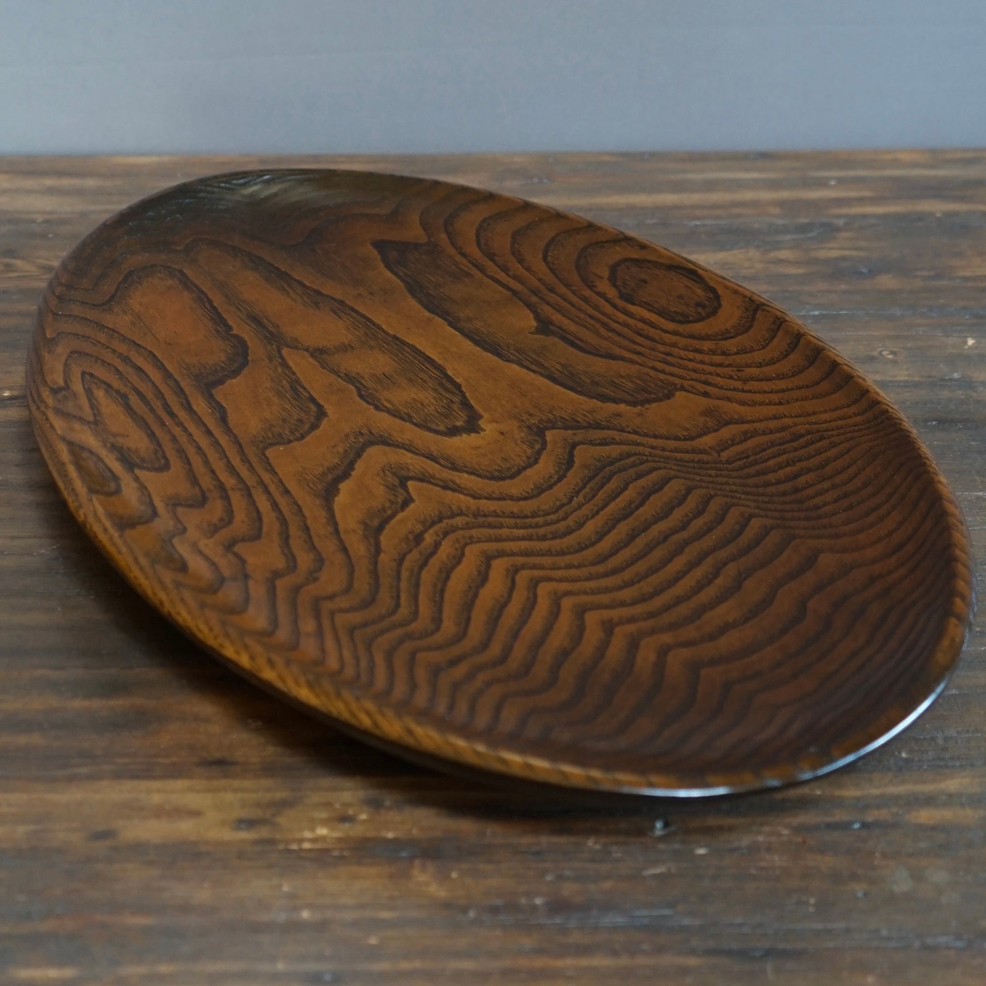 Large Wooden Oblong Serving Platter #YT21