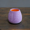 Lavender / Orange Small Dino Vase #JT361H