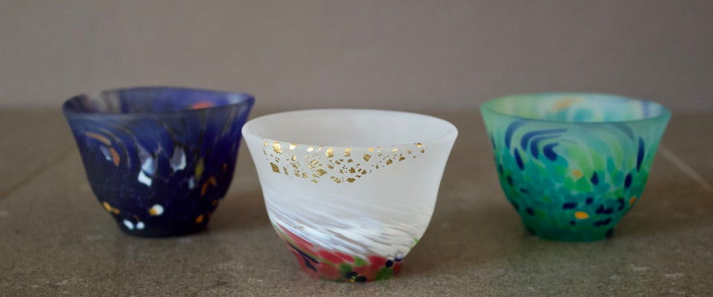 KIRARI Glass Tall Tumbler 12 oz set of 6 - Sara Japanese Pottery