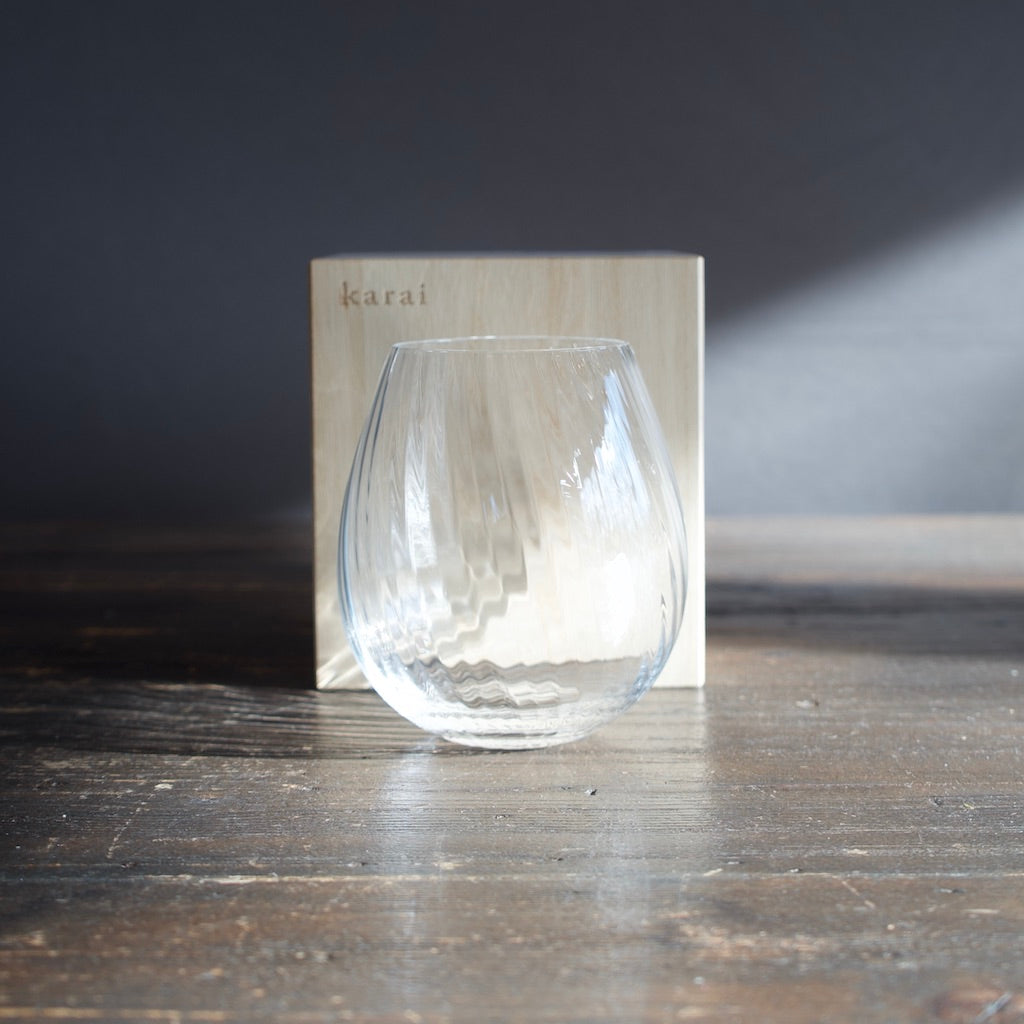 KIRARI Glass Tall Tumbler 14 oz set of 6 - Sara Japanese Pottery